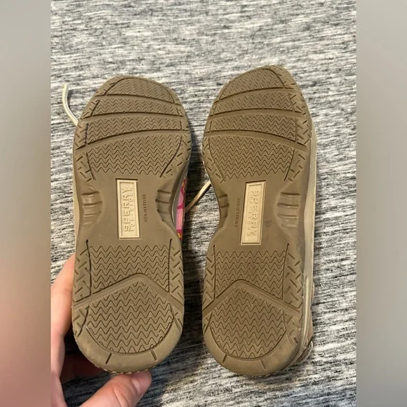 Girls Sperry Top Sider Shoes Size 3 - Picture 4 of 6